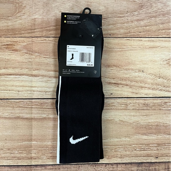 Nike Vapor Knee High Dri-Fit Football Socks Black Size M  SX5732-014 - NWT - Picture 4 of 6